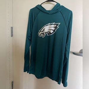Philadelphia Eagles long sleeve hooded shirt